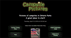 Desktop Screenshot of campsitepictures.com